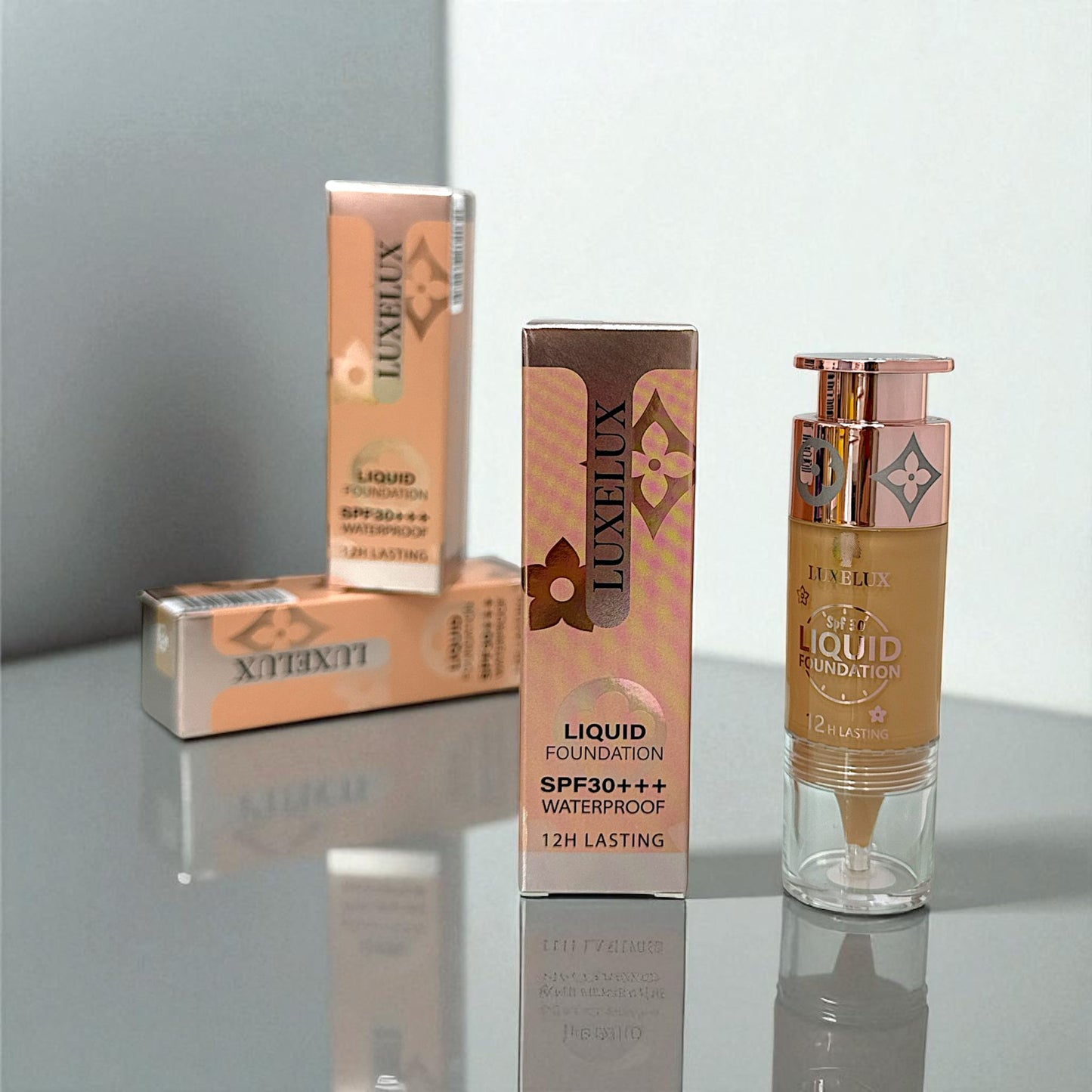 LUXELUX Liquid Foundation SPF30+++ – Podkład w płynie 7.5ml