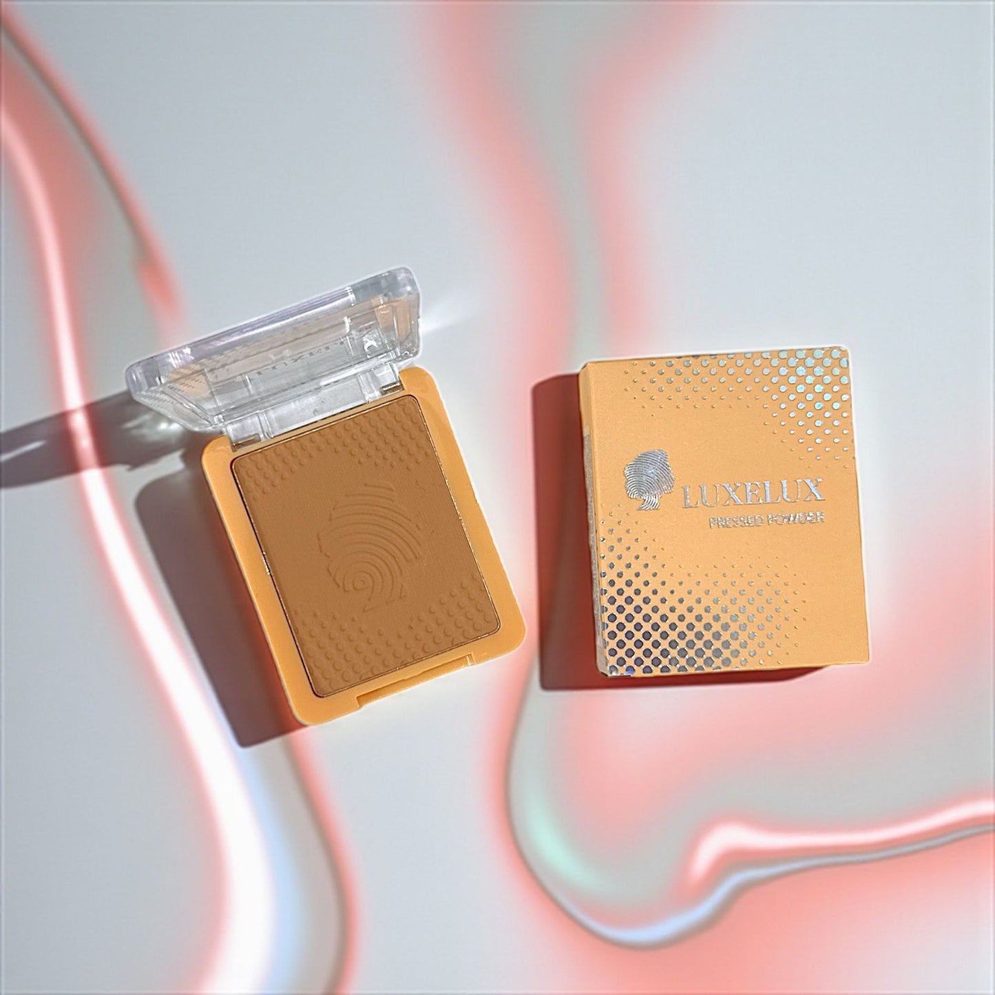 Jedwabisty Puder Prasowany LUXELUX 8g – Perfekcyjny Mat