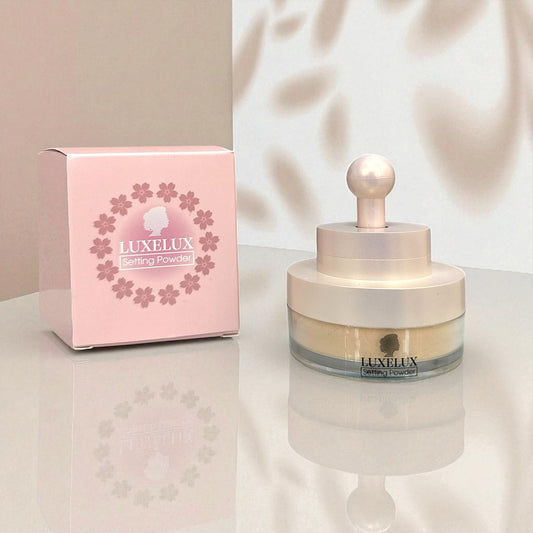 LUXELUX Puder Sypki 13.5g – Luksusowe Wykończenie Makijażu