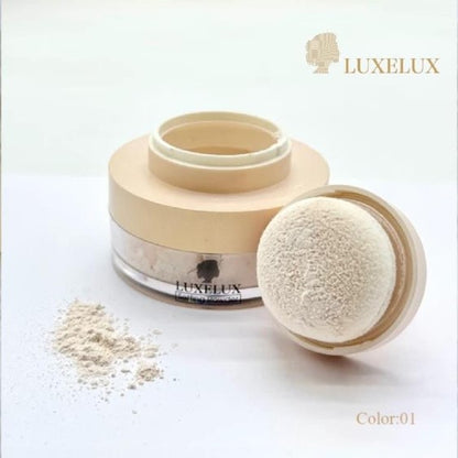 LUXELUX Puder Sypki 13.5g – Luksusowe Wykończenie Makijażu
