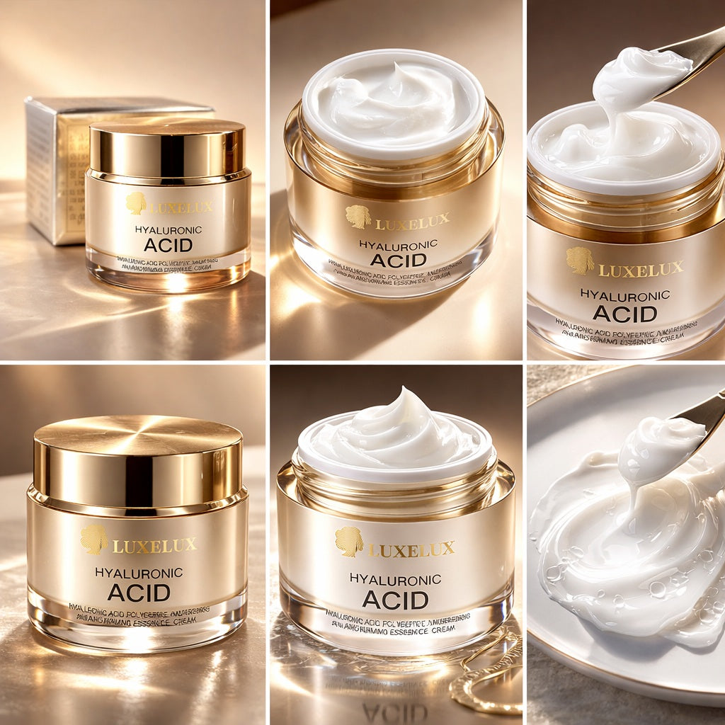 LUXELUX Krem-serum z kwasem hialuronowym i peptydami 50 g – Odżywienie i Ujędrnienie