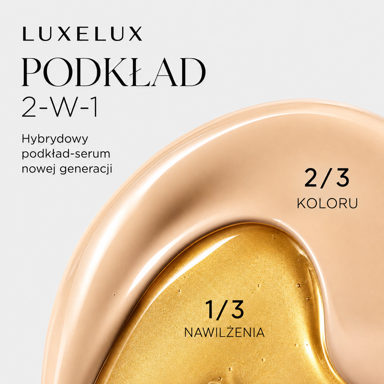 LUXELUX Precious Dual Serum Foundation – luksusowy podkład-serum 45 ml