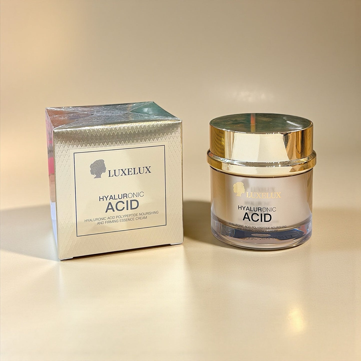 LUXELUX Krem-serum z kwasem hialuronowym i peptydami 50 g – Odżywienie i Ujędrnienie