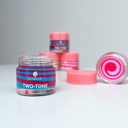 LUXELUX Dwukolorowy Balsam do Ust z Efektem Nabłyszczenia – 20 g, Wysokie Nawilżenie
