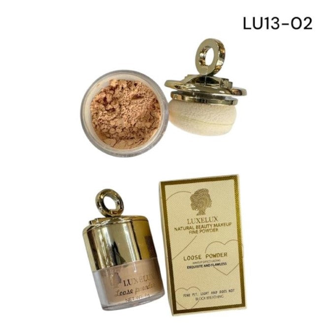 Puder Sypki LUXELUX 6g – Perfekcyjne Wykończenie Makijażu