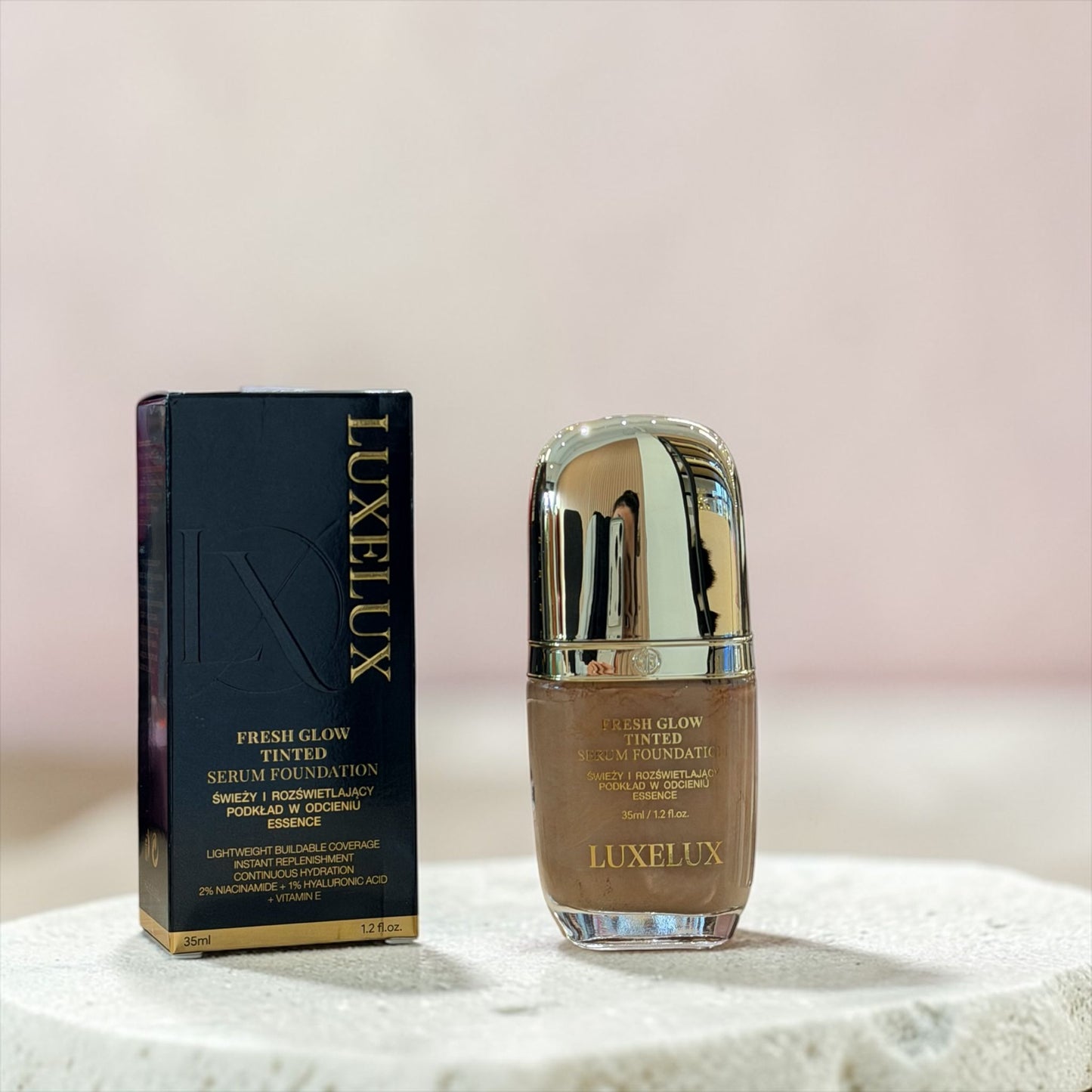 LUXELUX Fresh Glow Podkład z Serum 28N 35ml