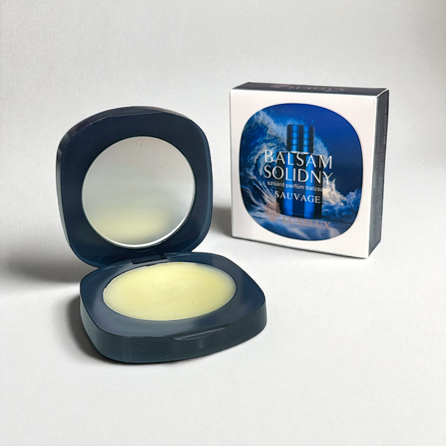 LUXELUX – Męski balsam zapachowy w sztyfcie z lusterkiem inspirowany zapachem Dior Sauvage