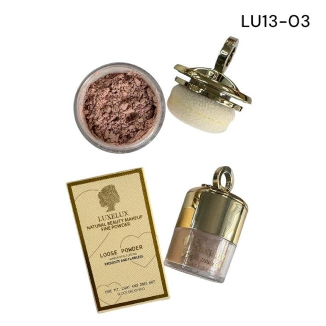 Puder Sypki LUXELUX 6g – Perfekcyjne Wykończenie Makijażu