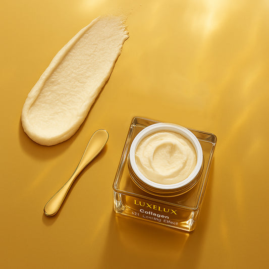 💛 LUXELUX Gold Essence Collagen+ 48H Lasting Effect – Krem do twarzy (Anti-Wrinkle Cream)