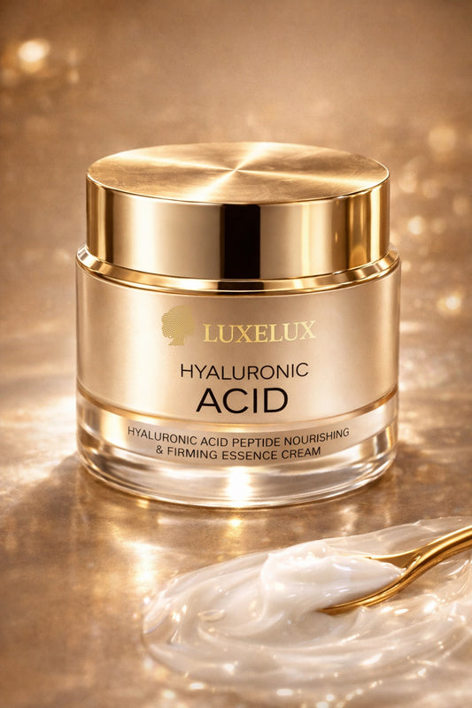LUXELUX Krem-serum z kwasem hialuronowym i peptydami 50 g – Odżywienie i Ujędrnienie