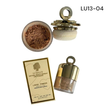 Puder Sypki LUXELUX 6g – Perfekcyjne Wykończenie Makijażu