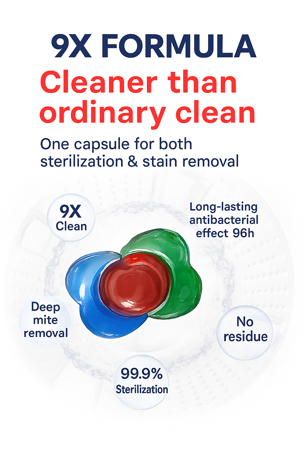 LUXELUX Kapsułki do prania 3 w 1, 18 g × 40 szt.