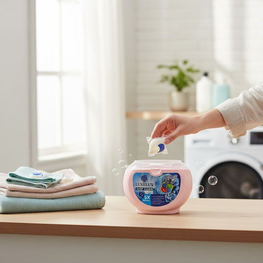 LUXELUX Kapsułki do prania 4 w 1, 15 g × 50 szt. – edycja prezentowa