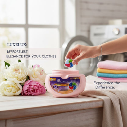 LUXELUX Kapsułki do prania 4 w 1, 15 g × 30 szt.