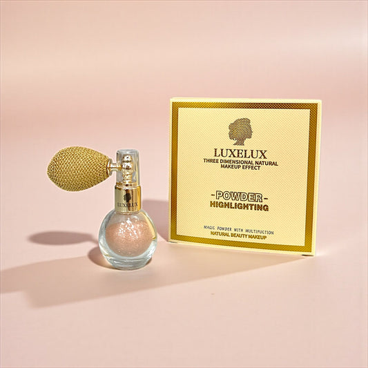 Luxelux Rozświetlacz w sprayu z pompką do twarzy i ciała – Magiczny Pyłek 2,2g