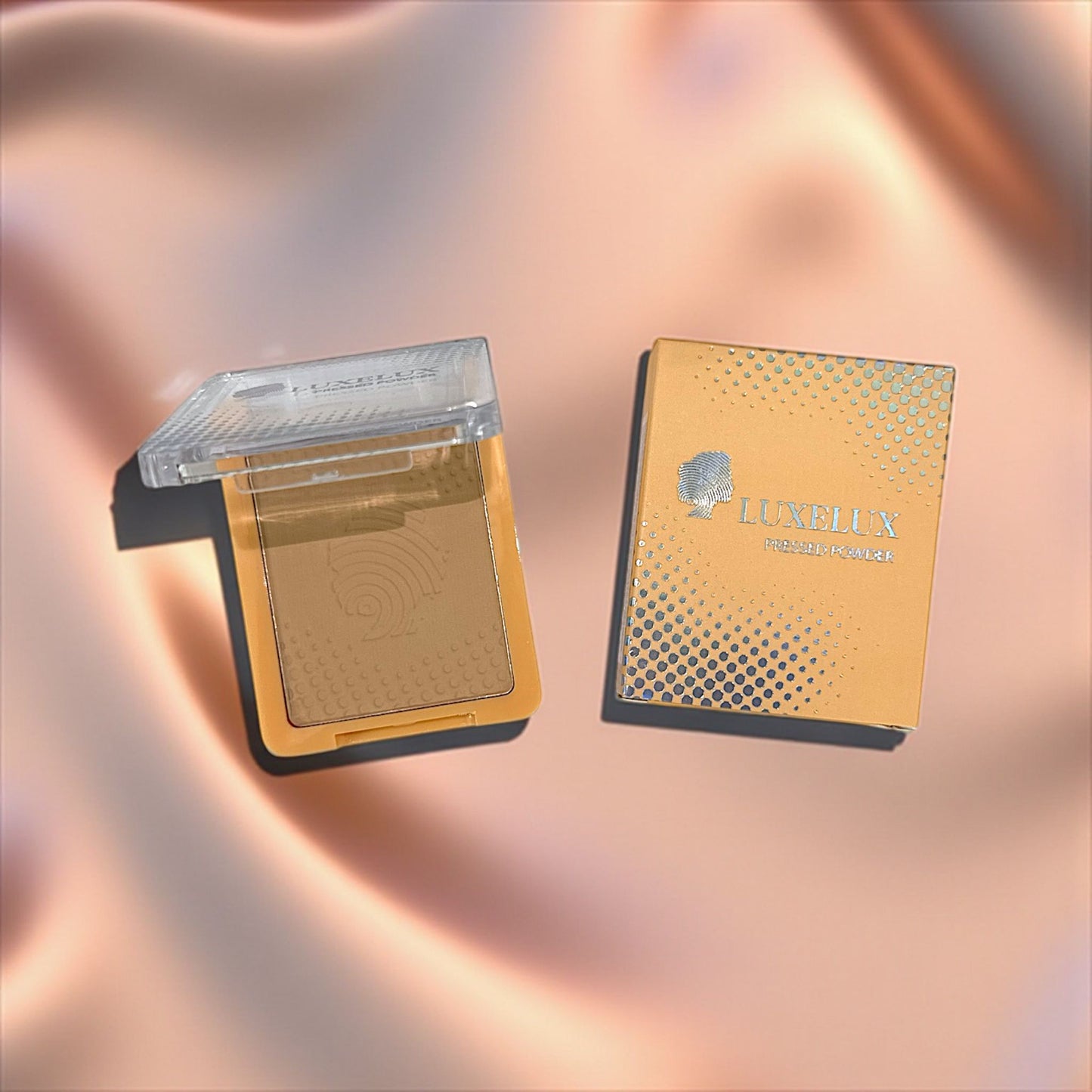 Jedwabisty Puder Prasowany LUXELUX 8g – Perfekcyjny Mat