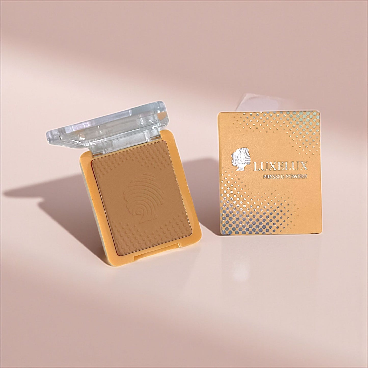 Jedwabisty Puder Prasowany LUXELUX 8g – Perfekcyjny Mat