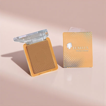 Jedwabisty Puder Prasowany LUXELUX 8g – Perfekcyjny Mat