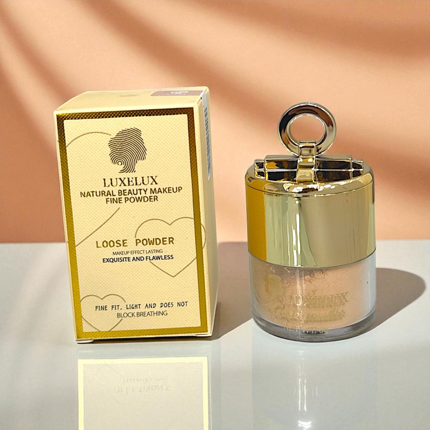 Puder Sypki LUXELUX 6g – Perfekcyjne Wykończenie Makijażu