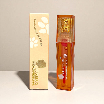 Luxelux Color-Changing Lip Oil 3 ml – edycja z misiem 🐻