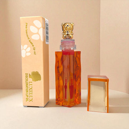 Luxelux Color-Changing Lip Oil 3 ml – edycja z misiem 🐻