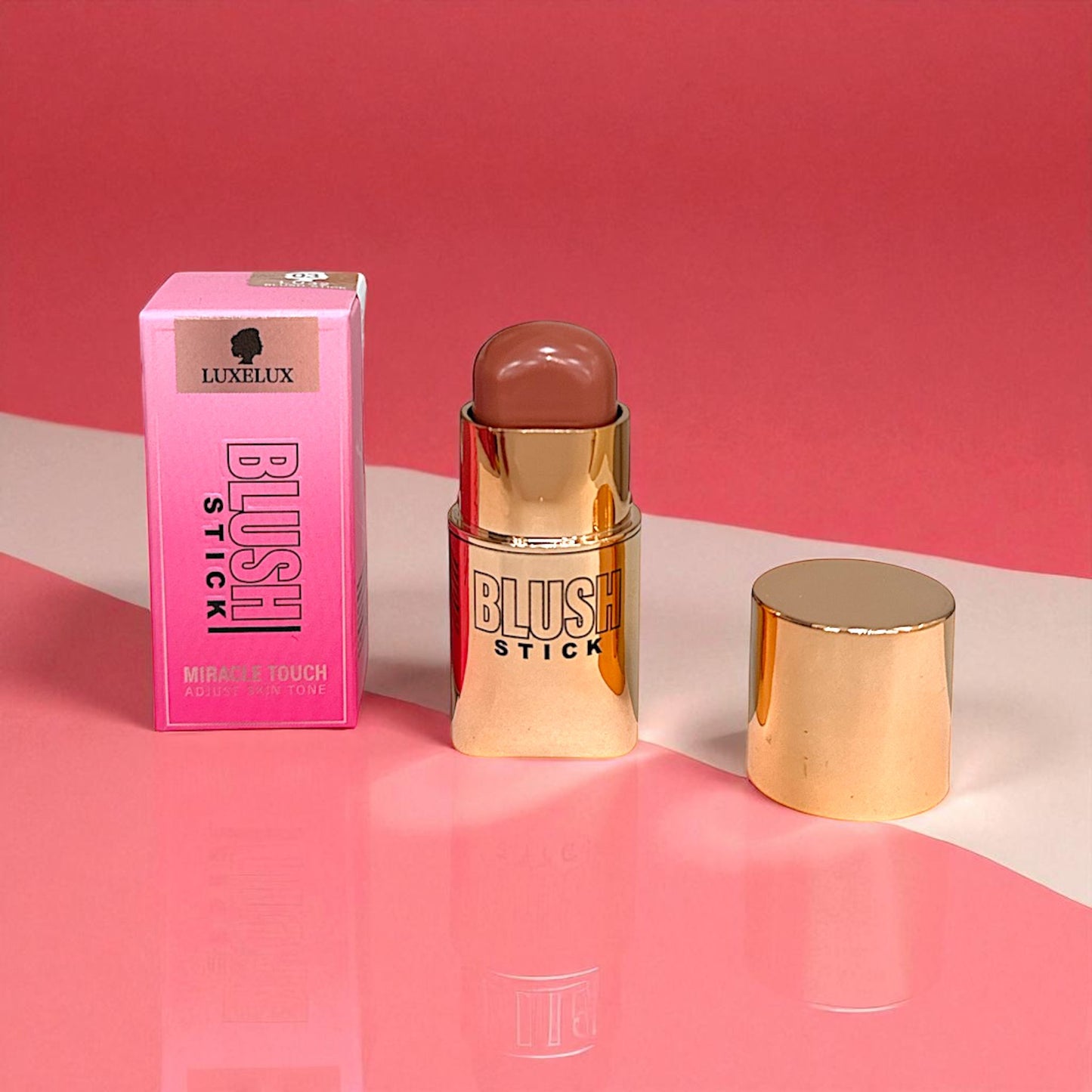 💗 LUXELUX Blush Stick – Kremowy Róż w Sztyfcie  Naturalny efekt i łatwa aplikacja | 6g