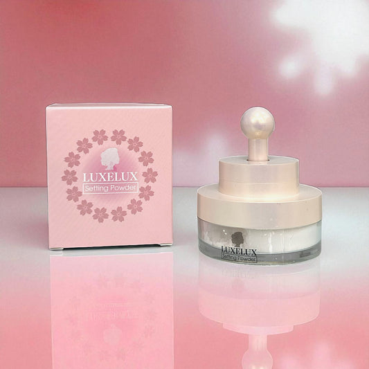 LUXELUX Puder Sypki 13.5g – Luksusowe Wykończenie Makijażu