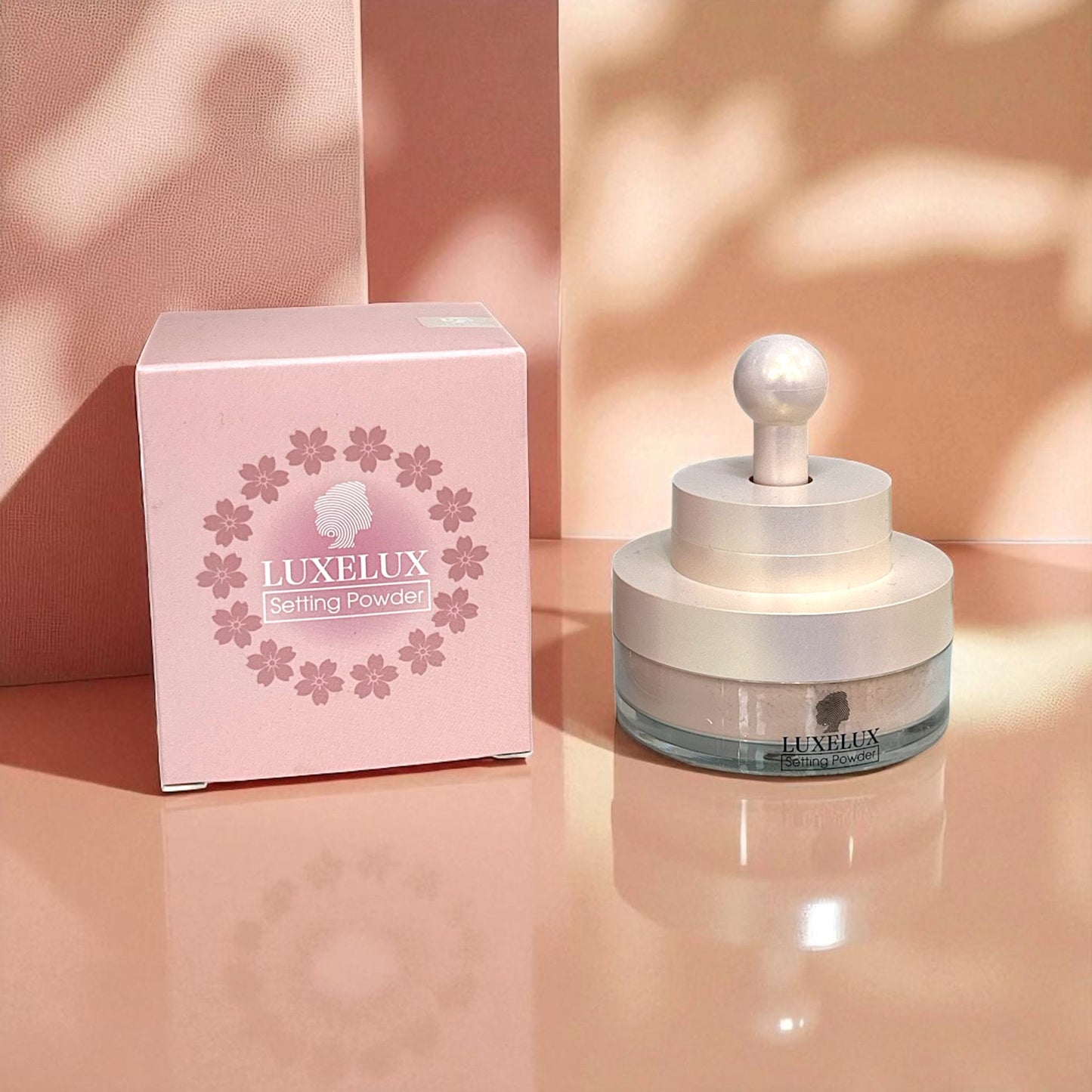 LUXELUX Puder Sypki 13.5g – Luksusowe Wykończenie Makijażu