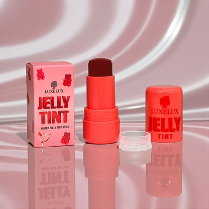 🍒 LUXELUX Jelly Tint – Transparentny Róż w Sztyfcie Żelowy efekt świeżości i lekkości | 9g
