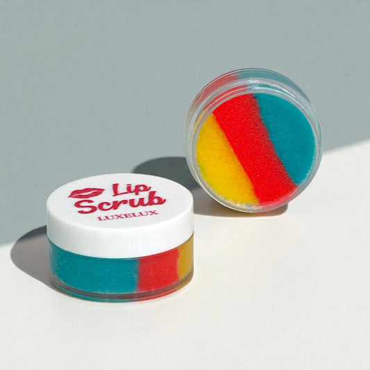 🌈 Peeling do ust LUXELUX – Rainbow Edition  Kolorowy cukrowy peeling do ust | 28g