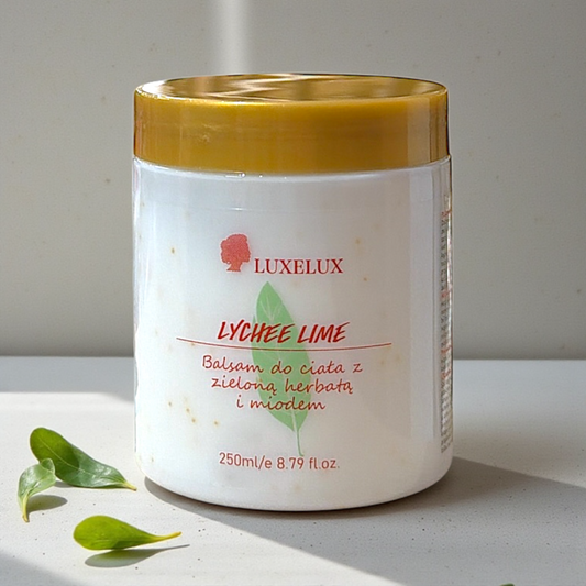 Luxelux Balsam do ciała Liczi & Limonka – zielona herbata i miód | 250 ml