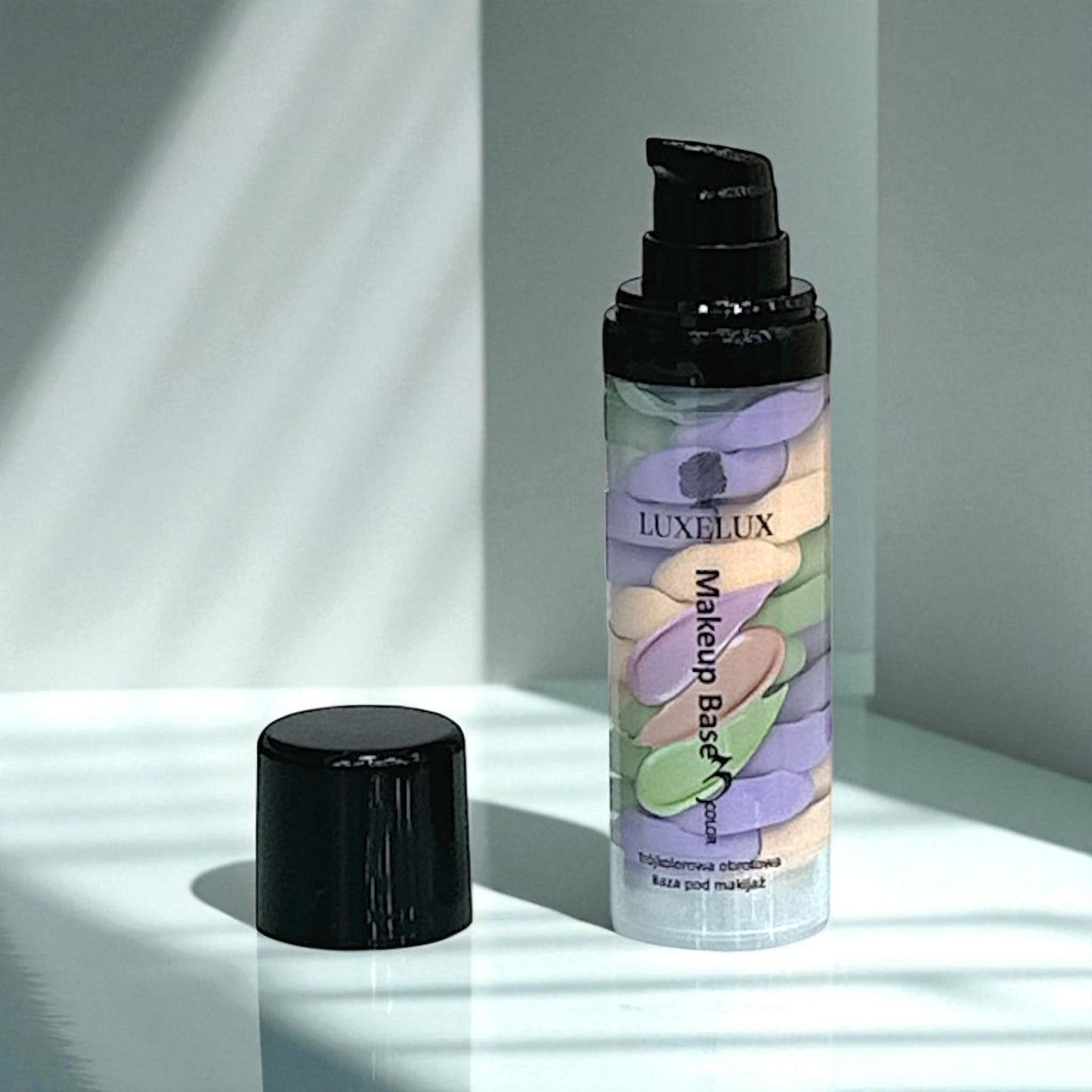 LUXELUX Trójkolorowa Obracająca się Baza Pod Makijaż – 35g