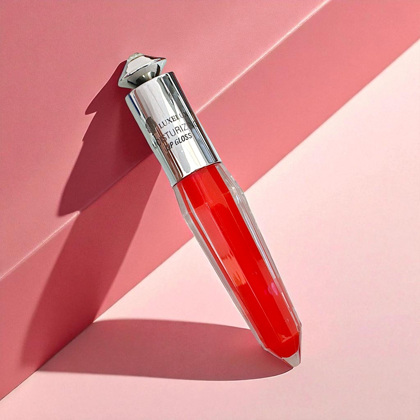 Luxelux Błyszczyk do Ust Nude 4,5 ml – Diamentowa Nakrętka, Elegancki Design