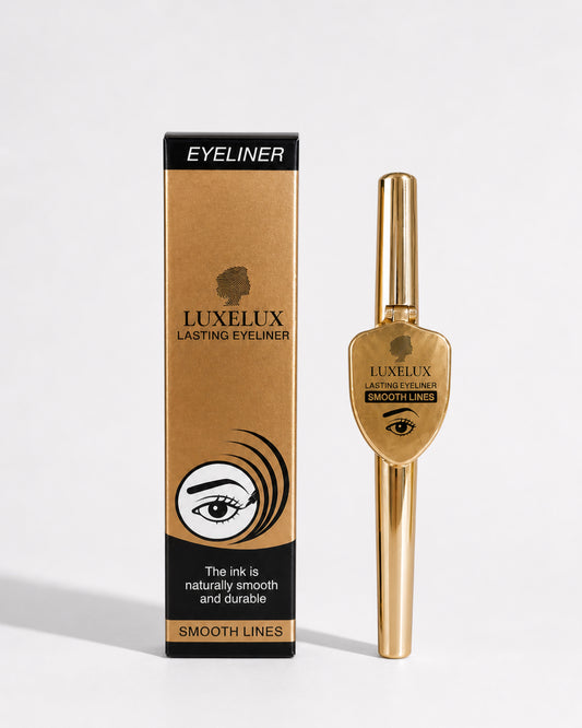 LUXELUX Lasting Eyeliner Smooth Lines z lusterkiem – wodoodporny eyeliner 1 ml