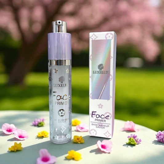 LUXELUX Baza Pod Makijaż 12ml – Wysokie Nawilżenie, Obrotowa Pompka, Wygodna w Podróży